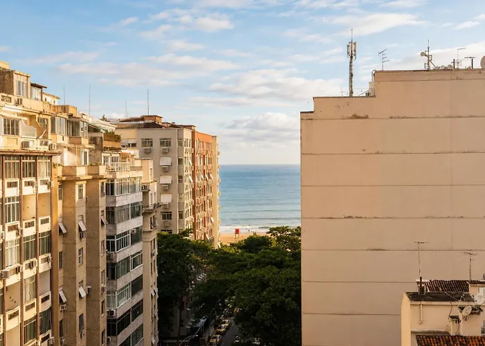 Cozy Flat Copa - Vista Pro Mar Rio de Janeiro